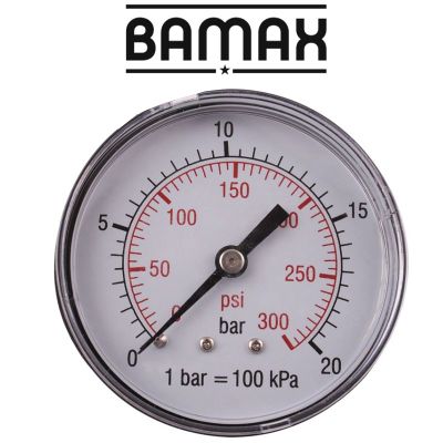 Pressure Gauge 0-20bar1/4rear 63mm D6314r20